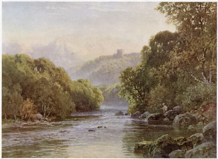 Framed Print : YORKSHIRE / URE RIVER 1909 Framed Print : YORKSHIRE / URE RIVER 1909