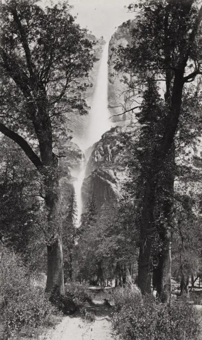 Framed Print : Yosemite Falls, waterfall. George Fiske photograph Framed Print : Yosemite Falls, waterfall. George Fiske photograph