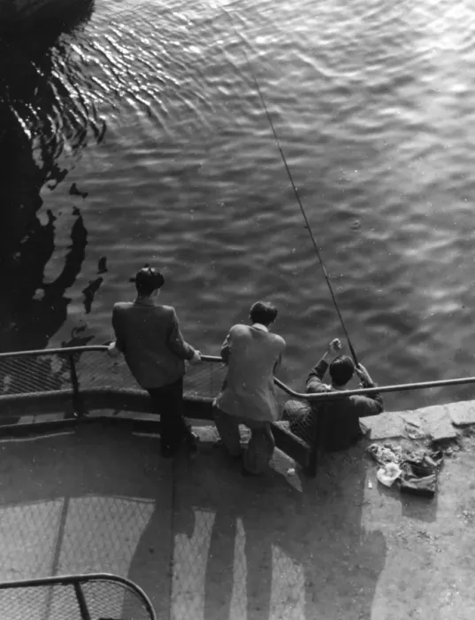 Framed Print : Three Young Anglers Framed Print : Three Young Anglers