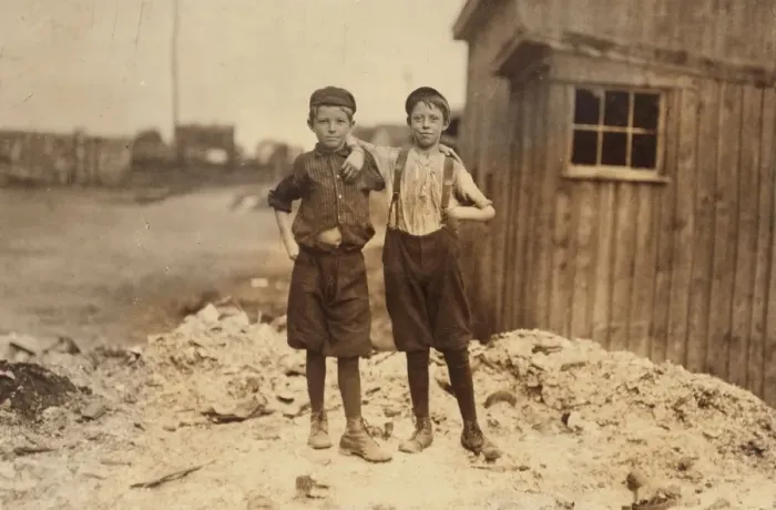 Framed Print : Two young carrying-in boys in Alexandria (Va. ) Glass Factory Framed Print : Two young carrying-in boys in Alexandria (Va. ) Glass Factory