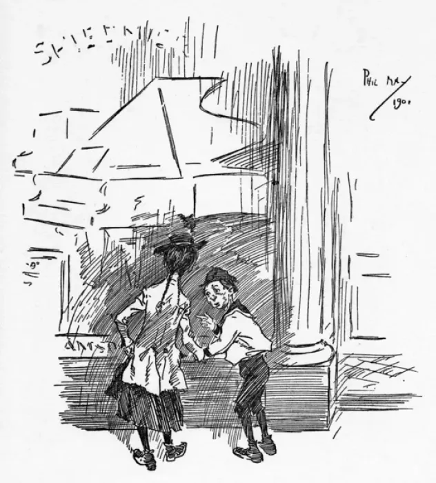 Framed Print : Two young children discuss the merits of piano size Framed Print : Two young children discuss the merits of piano size
