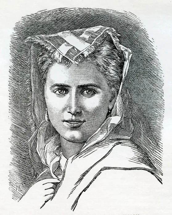 Framed Print : A young Christine Nilsson (1843 - 1921), Swedish singer Framed Print : A young Christine Nilsson (1843 - 1921), Swedish singer