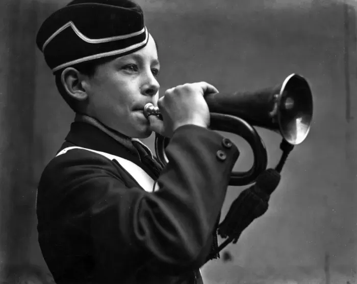 Framed Print : Young Cornet Player Framed Print : Young Cornet Player