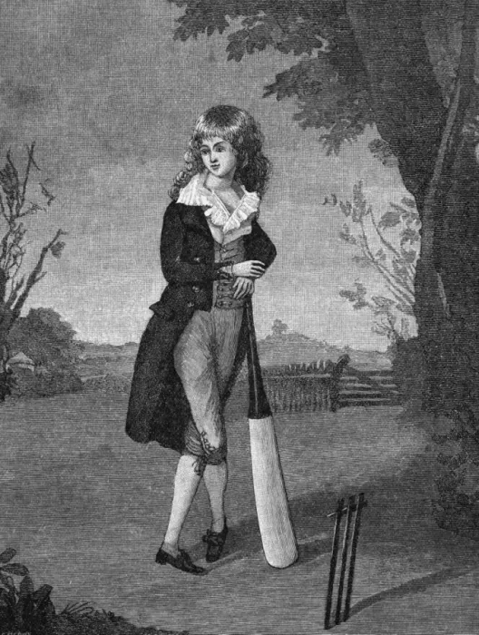 Framed Print : A Young Cricketer Framed Print : A Young Cricketer