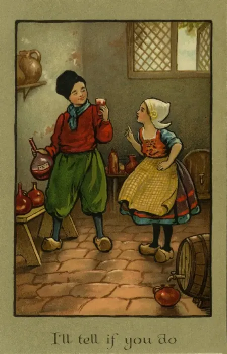 Framed Print : Young Dutch romance Framed Print : Young Dutch romance