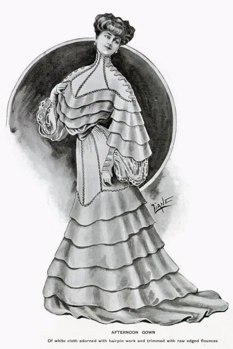 Framed Print : Young Edwardian lady wearing a fashionable frock, with white cloth adorned with hairpin Framed Print : Young Edwardian lady wearing a fashionable frock, with white cloth adorned with hairpin