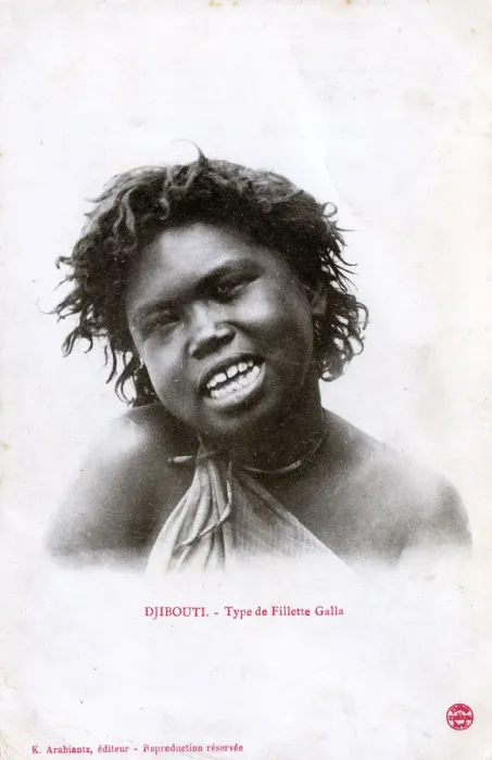 Framed Print : A Young Galla Girl - Djibouti, East Africa Framed Print : A Young Galla Girl - Djibouti, East Africa