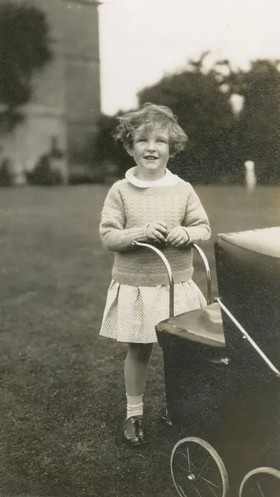 Framed Print : A young girl with her beautiful toy pram - Oddington House Framed Print : A young girl with her beautiful toy pram - Oddington House