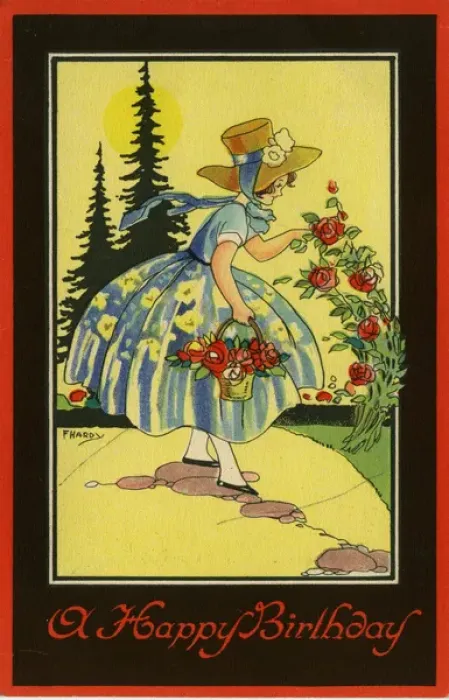 Framed Print : Young girl in a garden Framed Print : Young girl in a garden