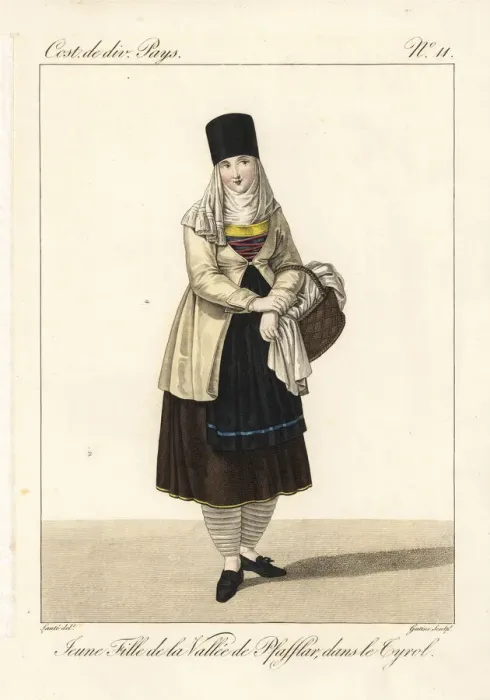 Framed Print : Young girl of the Pfafflar Valley, Tyrol Framed Print : Young girl of the Pfafflar Valley, Tyrol