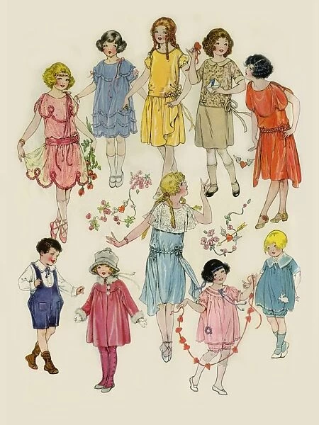 Young girls fashions 1923