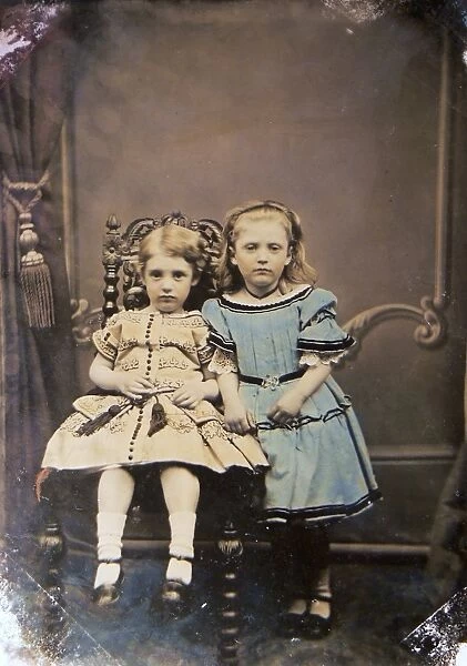 Two Young Girls - Photo