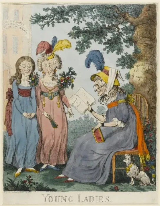 Framed Print : Young Ladies Framed Print : Young Ladies