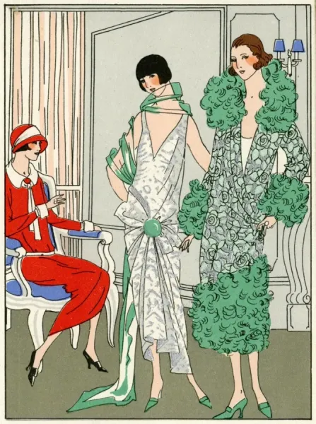 Two Young Ladies in Dresses Print by Madeleine et Madeleine. Art Prints, Posters & Puzzles from Mary Evans Two Young Ladies in Dresses Print by Madeleine et Madeleine. Art Prints, Posters & Puzzles from Mary Evans