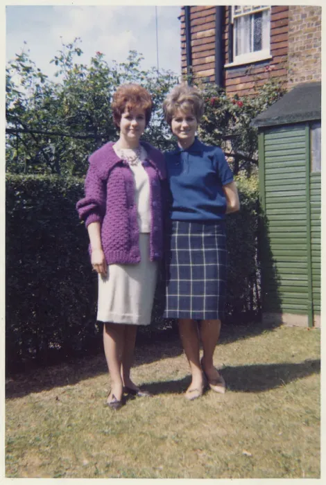 Framed Print : Two Young ladies - ealy 1960s styles Framed Print : Two Young ladies - ealy 1960s styles