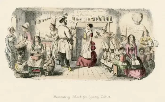 Framed Print : Young ladies Preparatory School 1858 Framed Print : Young ladies Preparatory School 1858