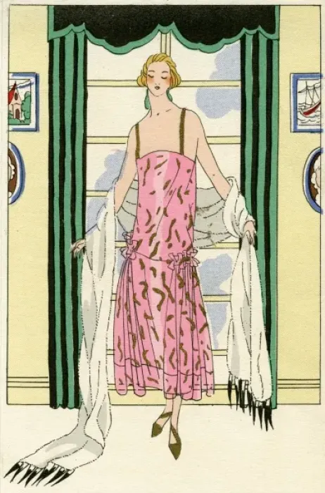 Framed Print : Young lady in pink evening dress by Jenny Framed Print : Young lady in pink evening dress by Jenny