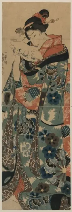 Framed Print : Young lady reading a letter Framed Print : Young lady reading a letter