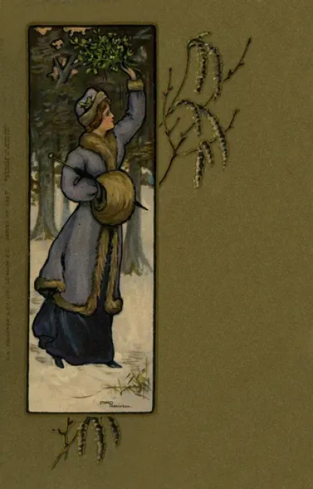 Framed Print : Young lady in a winter scene Framed Print : Young lady in a winter scene