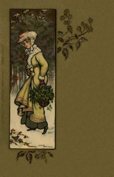 Framed Print : Young lady in a winter scene Framed Print : Young lady in a winter scene