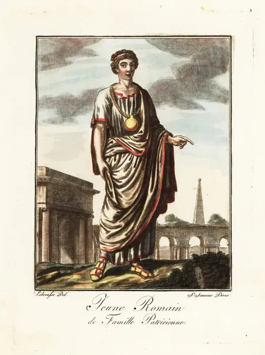 Framed Print : Young man from a Patrician family, ancient Rome Framed Print : Young man from a Patrician family, ancient Rome