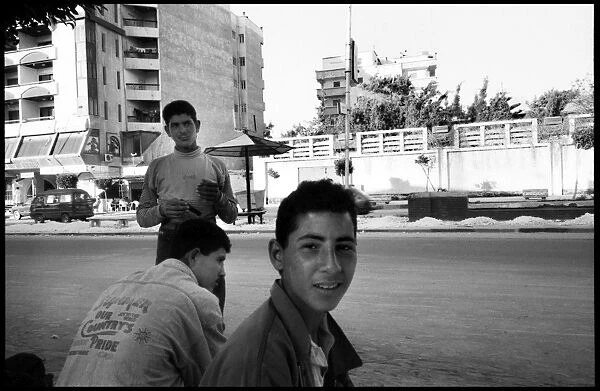 Young man in the street Cairo, Egypt
