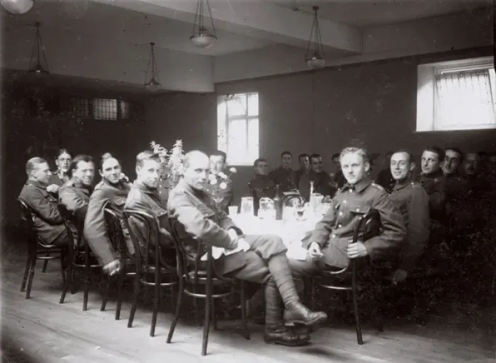 Framed Print : Young men in UOTC Royal Fusiliers, Epsom, Surrey, WW1 Framed Print : Young men in UOTC Royal Fusiliers, Epsom, Surrey, WW1