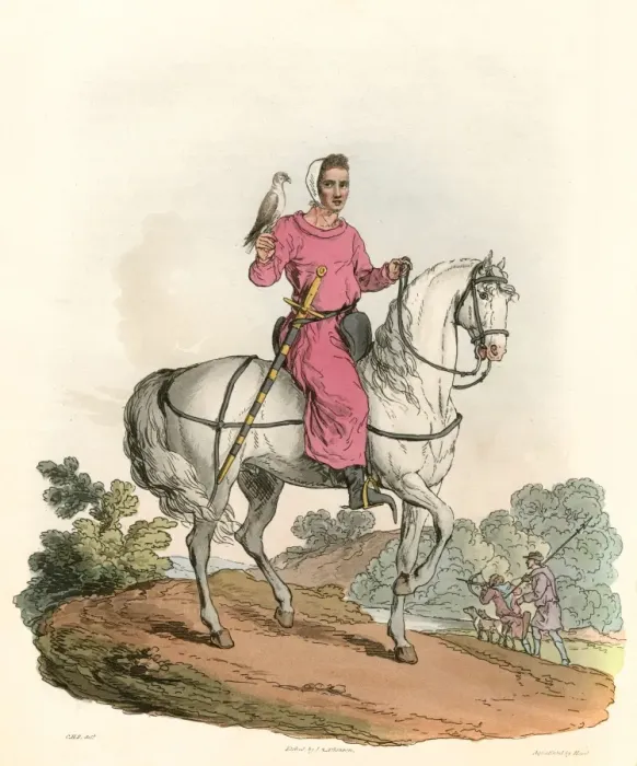 Framed Print : Young Nobleman Hawking Framed Print : Young Nobleman Hawking