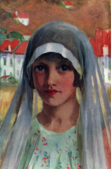 Framed Print : Young Nun Girl Framed Print : Young Nun Girl