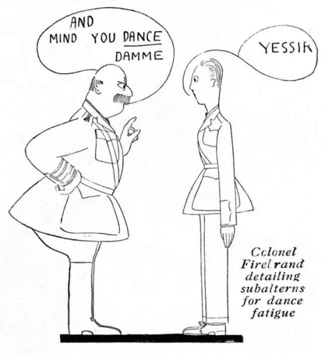 Framed Print : Young officer instructed to dance, 1918 Framed Print : Young officer instructed to dance, 1918