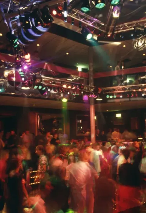 Framed Print : Young people at a disco, Cornwall Framed Print : Young people at a disco, Cornwall