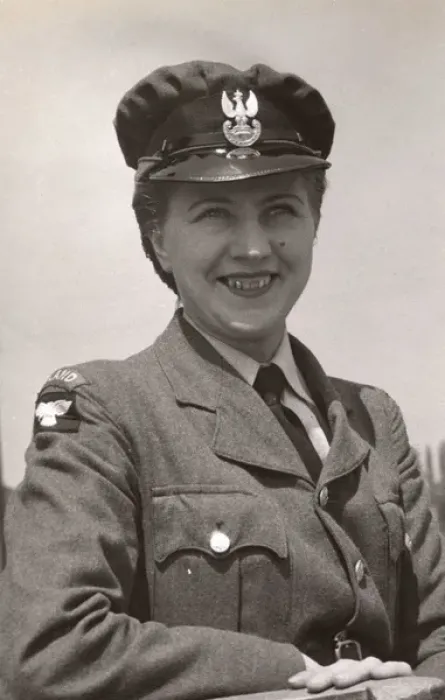 Framed Print : Young Polish woman in WW2 uniform Framed Print : Young Polish woman in WW2 uniform