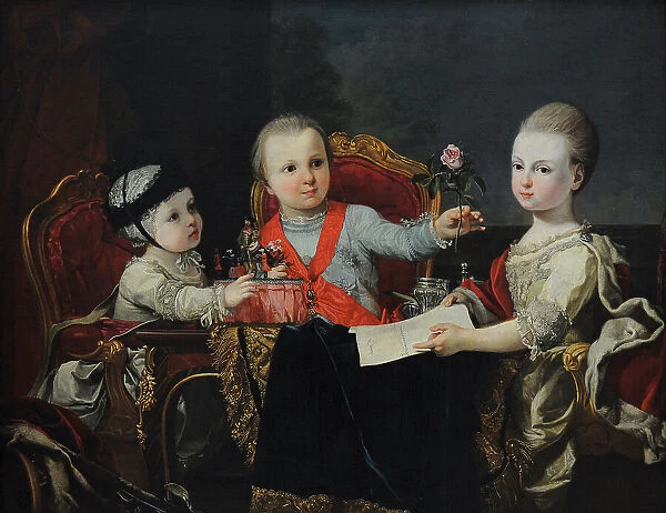 Three young princes, children of Ferdinand, duke of Parma