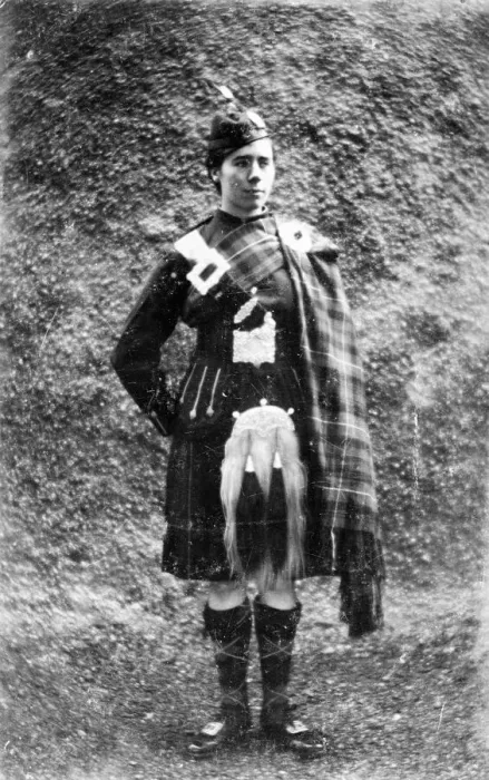 Framed Print : Young Scotsman in traditional costume Framed Print : Young Scotsman in traditional costume