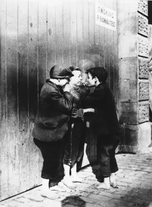 Framed Print : Young smokers 1901 Framed Print : Young smokers 1901