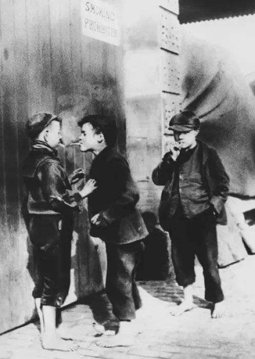 Framed Print : Young smokers 1901 Framed Print : Young smokers 1901