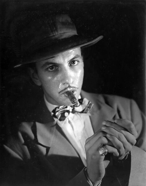 Young spiv with a cigar