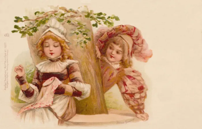 Framed Print : Young sweethearts Framed Print : Young sweethearts