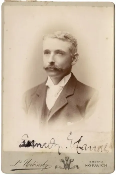Framed Print : Young Victorian man in head and shoulders portrait Framed Print : Young Victorian man in head and shoulders portrait