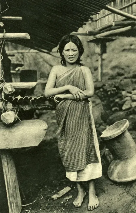 Framed Print : Young woman of the Atayal tribe, Formosa (Taiwan) Framed Print : Young woman of the Atayal tribe, Formosa (Taiwan)