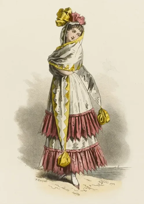Framed Print : Young Woman of Cadiz Framed Print : Young Woman of Cadiz
