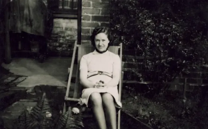 Framed Print : Young woman in deckchair Framed Print : Young woman in deckchair