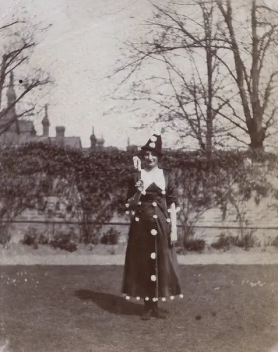 Framed Print : Young woman in fancy dress, Ealing, West London Framed Print : Young woman in fancy dress, Ealing, West London