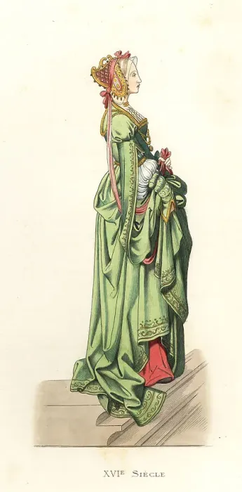 Framed Print : Young woman of Flanders, 16th century Framed Print : Young woman of Flanders, 16th century
