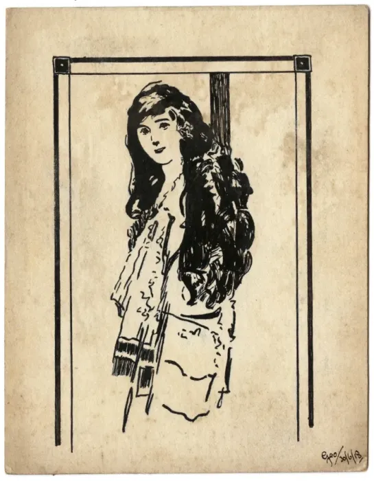 Framed Print : Young Woman by George Ranstead Framed Print : Young Woman by George Ranstead