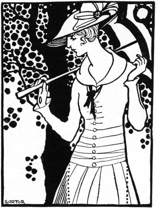 Framed Print : Young woman with parasol Framed Print : Young woman with parasol