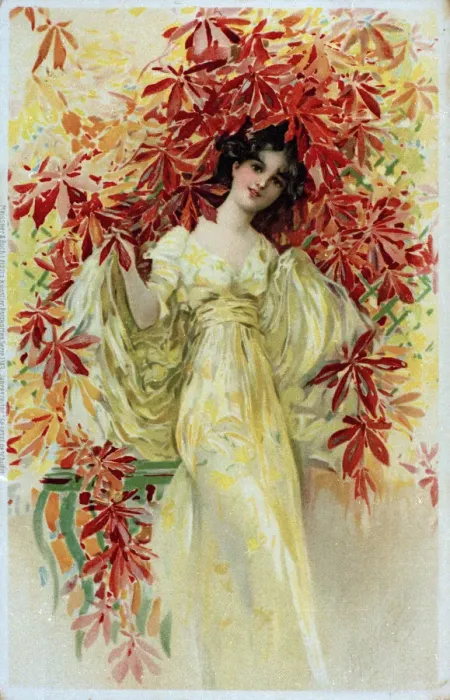 Framed Print : Young woman in a yellow dress Framed Print : Young woman in a yellow dress