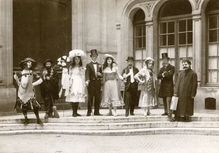 Framed Print : Youthful Parisian Music Hall Revue Company Framed Print : Youthful Parisian Music Hall Revue Company