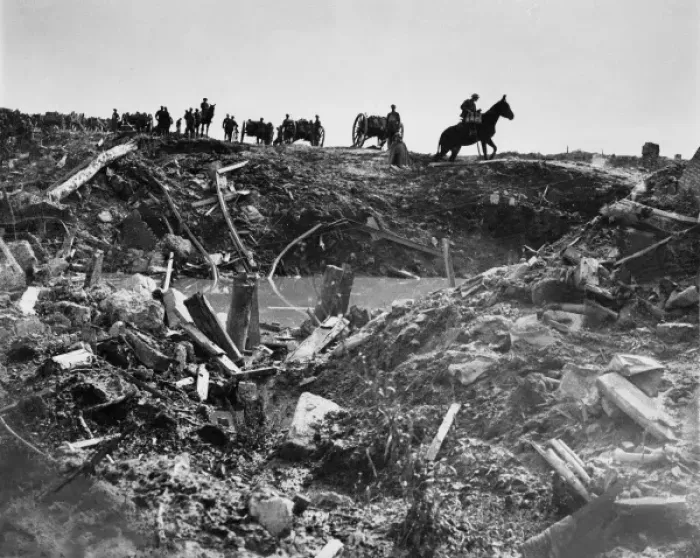 Framed Print : Ypres 1918 Framed Print : Ypres 1918