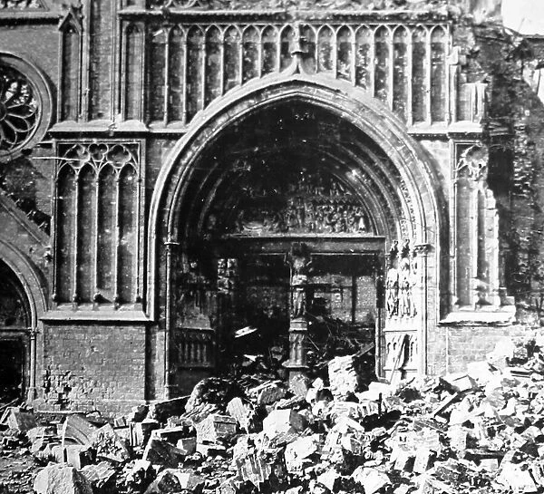 Ypres Cathedral during the First World War